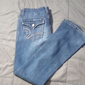 Elegant Boot Cut Denim Jeans